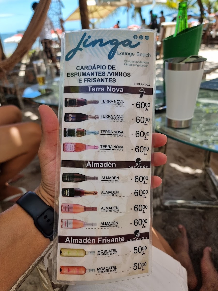Menu Jinga Lounge Beach - Praia E Restaurante-4